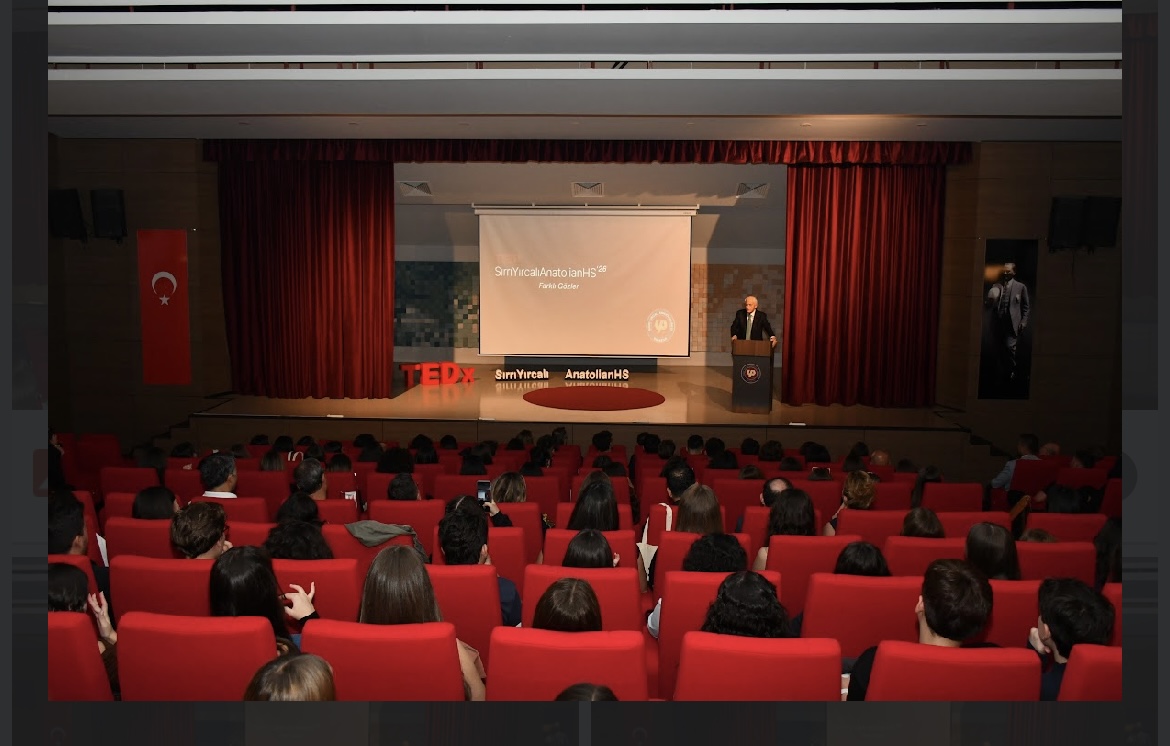 RONA YIRCALI, TEDx SIRRI YIRCALI ANATOLIAN HS’DE SUNUM YAPTI